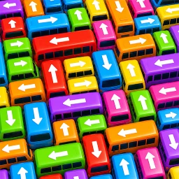 Biểu tượng Bus Flow: Traffic Color Sort